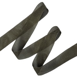 Окантовочная лента-бейка, цвет Тёмно-Серый 22мм (на отрез)  в Ноябрьске