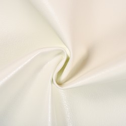 Ткань Дерматин (Кожзам) для мебели, цвет Белый (на отрез)  в Ноябрьске