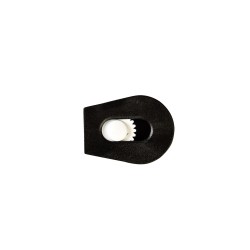 Зажим для шнура 4 мм KL цвет Чёрный + Белый (поштучно)  в Ноябрьске