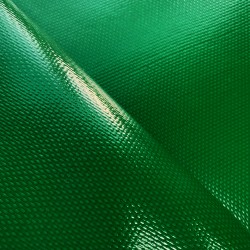 Ткань ПВХ 600 гр/м2 плотная, Зелёный (Ширина 150см), на отрез  в Ноябрьске