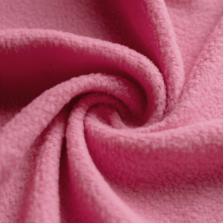 Флис Односторонний 130 гр/м2, цвет Розовый (на отрез)  в Ноябрьске