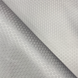 Ткань Оксфорд 300D PU Рип-Стоп СОТЫ, цвет Светло-Серый (на отрез)  в Ноябрьске