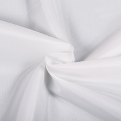 Ткань подкладочная Таффета 190Т, цвет Белый (на отрез)  в Ноябрьске