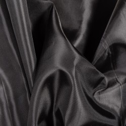 Ткань подкладочная Таффета 190Т, цвет Черный (на отрез)  в Ноябрьске