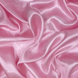 Ткань Атлас-сатин, цвет Розовый (на отрез)  в Ноябрьске