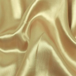 Ткань Атлас-сатин ЛЮКС, цвет Золотой (на отрез)  в Ноябрьске