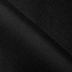Прорезиненная ткань Оксфорд 600D ПВХ, Черный (на отрез)  в Ноябрьске