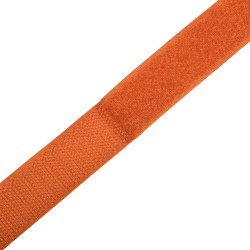 Контактная лента 25мм цвет Оранжевый (велькро-липучка, на отрез)  в Ноябрьске