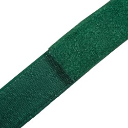 Контактная лента 40мм (38мм) цвет Зелёный (велькро-липучка, на отрез)  в Ноябрьске