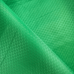Ткань Оксфорд 300D PU Рип-Стоп СОТЫ, цвет Зелёный (на отрез)  в Ноябрьске